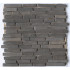 mosaique en pierre naturelle, pierre naturelle, gris medium, galets, sur filet, pebbles, salle de bain,